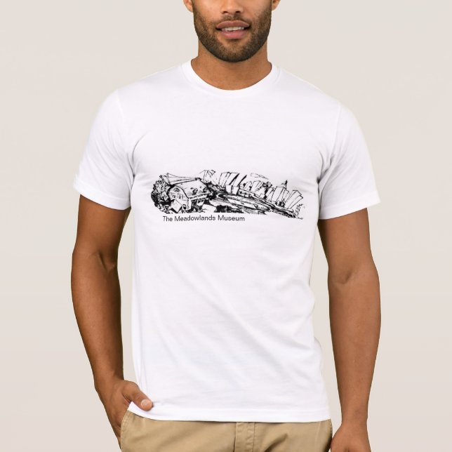 T-shirt Croquis lunatique de musée de prés (Devant)