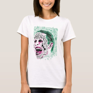 T-shirt Croquis riant de tête de joker du peloton de