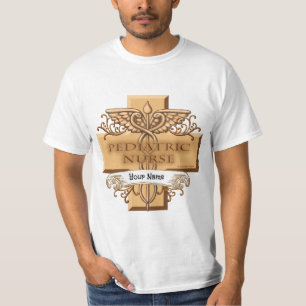 T-shirt Cross Caduceus Infirmière pédiatrique