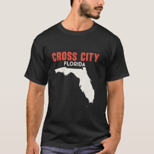 T-shirt Cross City Florida USA State America Travel Florid