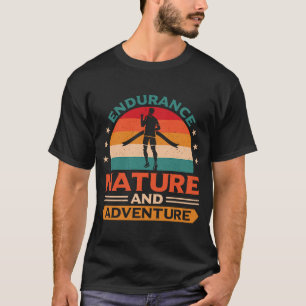 T-shirt Cross Country course, endurance, natation et avène
