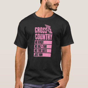 T-shirt Cross Country No Bench Pas De Semi-Temps Pas De Dé