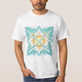 T-shirt Crossed Fantasy Arrows with Glowing Energy – Dynam