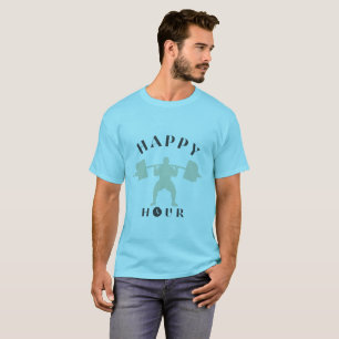 T-shirt Crossfit de l'entraînement Happy Hour Fun