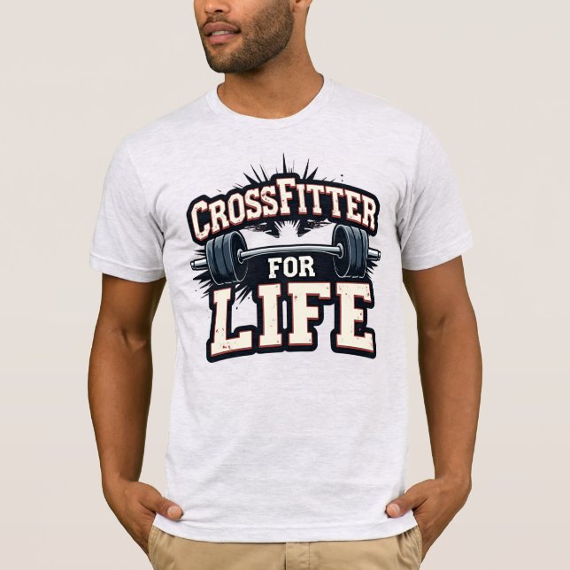 T-shirt CrossFitter for Life (Devant)