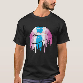 T-shirt Crosshabillage esthétique Femboy Lip Bite