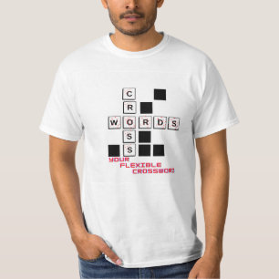 T-shirt crossword puzzles
