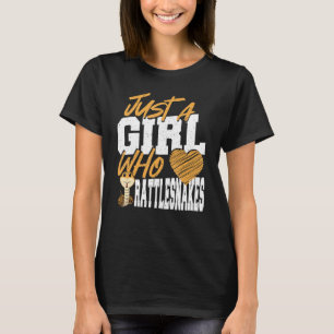 T-shirt Crotale Juste Une Fille Qui Aime Les Crotales