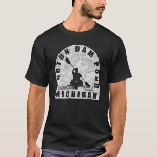 T-shirt Croton Dam Pond Kayaking Michigan