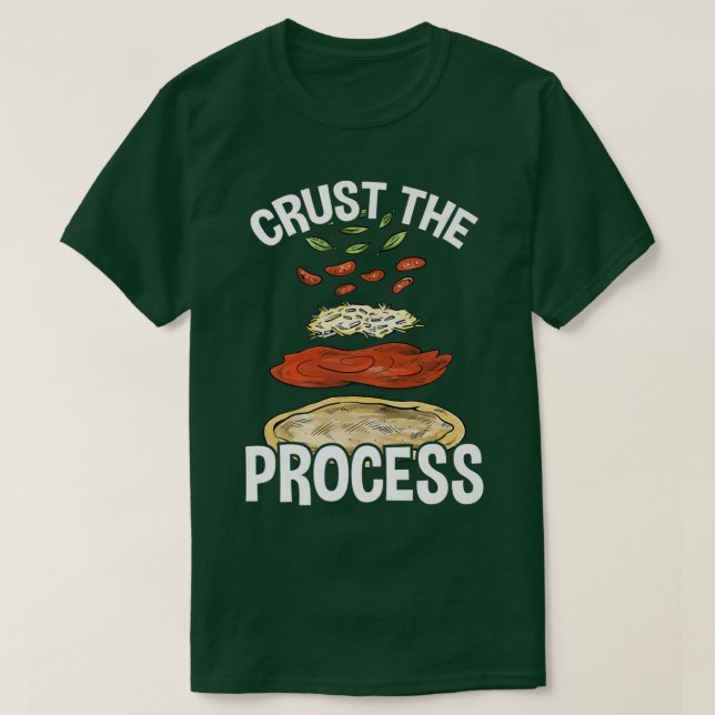 T-shirt Croûte Le Processus, Pizza Maker Pizzaiolo 325 (Design devant)