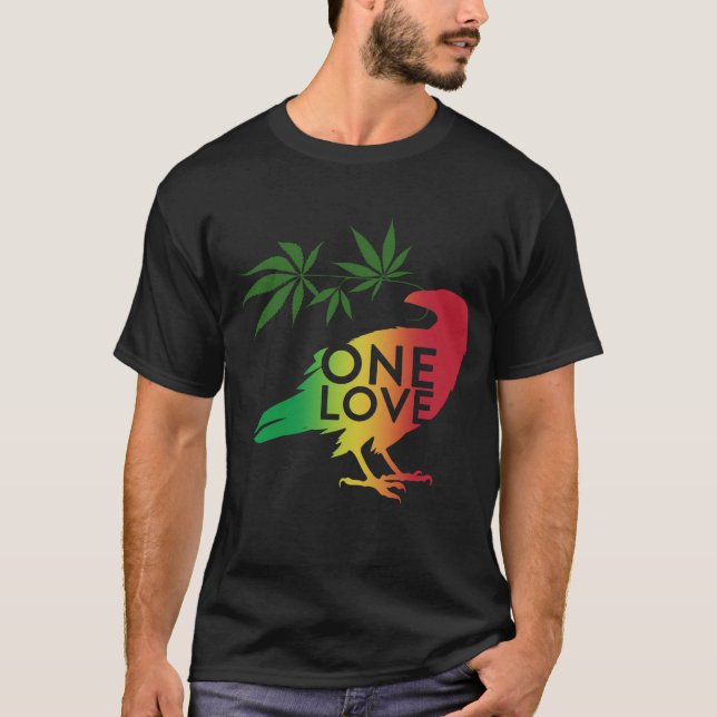 T-shirt Crow One Love (Devant)