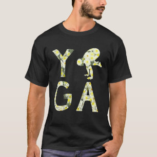 T-shirt Crow Pose Yoga Pour Femmes Pour Hommes Cute Yoga