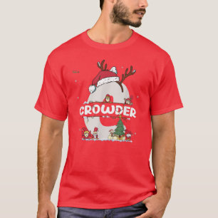 T-shirt Crowder Christmas Shirt w Crowder Name for funny X