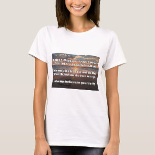 T-shirt Croyance Empath Citation d'encouragement positif