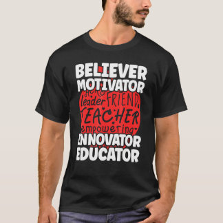 T-shirt Croyant de la rentrée scolaire motivateur innovate