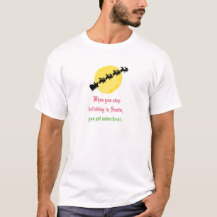 T-shirt Croyez à Père Noël/à chemise de sous-vêtement