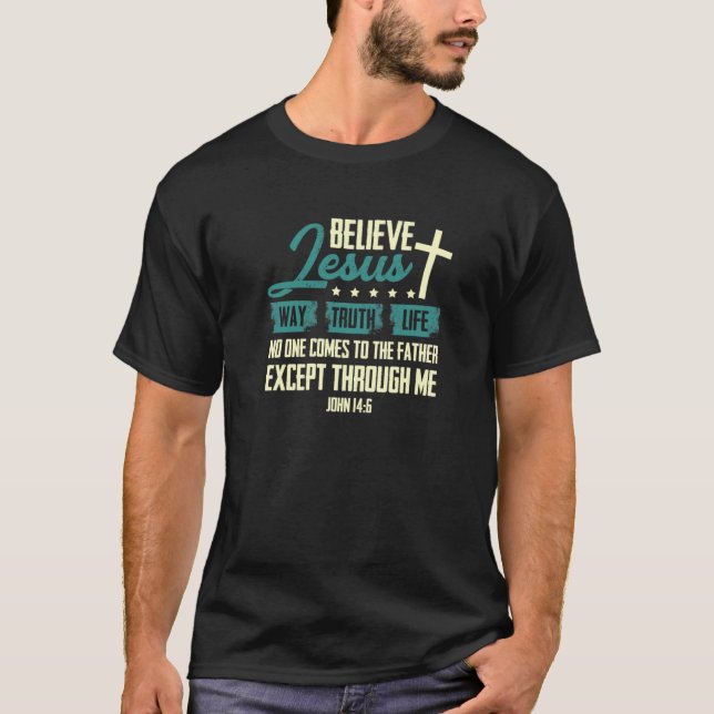 T-shirt Croyez en Jésus-Christ Vérité Vérité1475png14 (Devant)