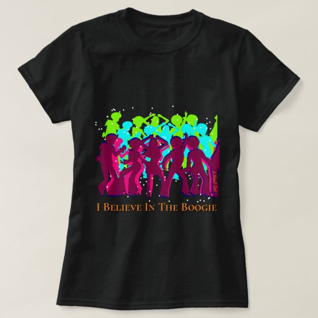 T-shirt Croyez En La Boogie - Une Chemise MisterP (Design devant)