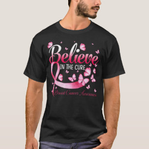T-shirt Croyez En Le Beurre De Sensibilisation Au Cancer D