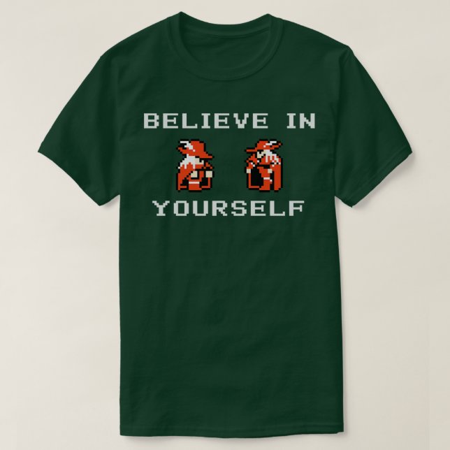 T-shirt Croyez En VotreOriginal Red Mage Red Wizard Versi (Design devant)