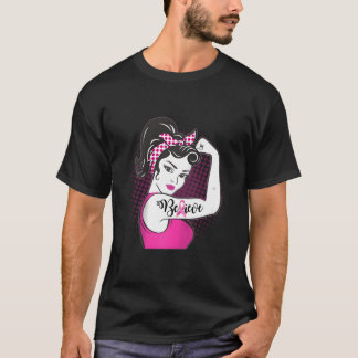T-shirt Croyez Fort K Ribbon Sensibilisation au cancer du 