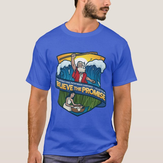 T-shirt Croyez la promesse 2024 Camporee International (Devant)
