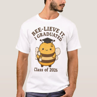 T-shirt Croyez-le, j'ai obtenu mon diplôme promotion 2026 