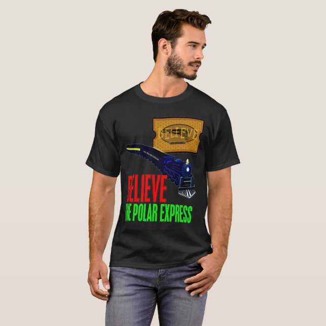 T-shirt Croyez l'express polaire (Devant entier)