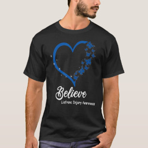T-shirt Croyez LISFRANC INJURY Sensibilisation, papillon b