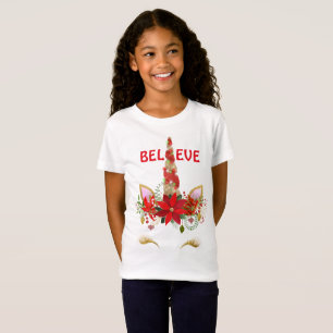 T-Shirt Croyez l'Unicorne de Noël