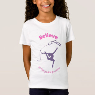 T-Shirt Croyez Que Toutes Les Choses Sont Possibles Gymnas
