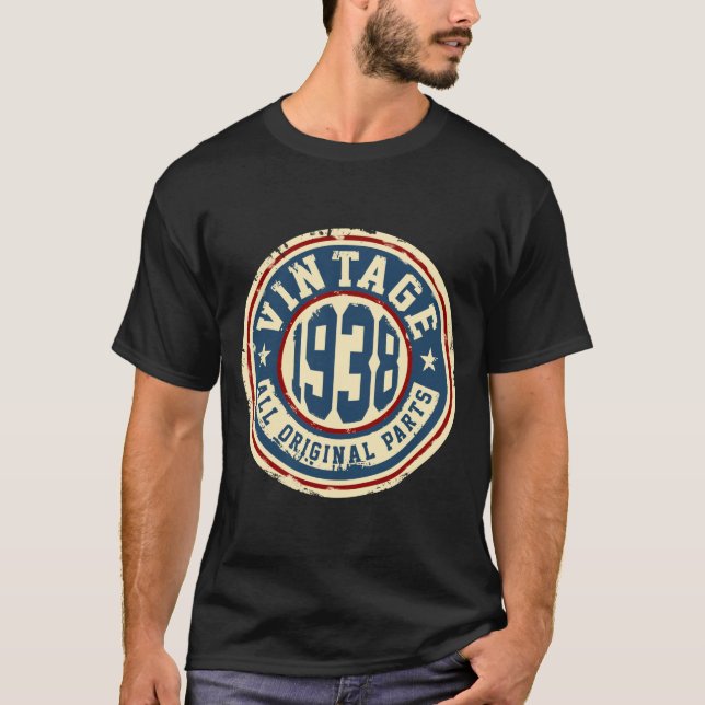 T-shirt Cru 1938 toutes les pièces d'original (Devant)