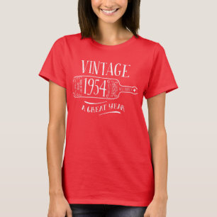 T-shirt Cru - 1954 - anniversaire, année de naissance
