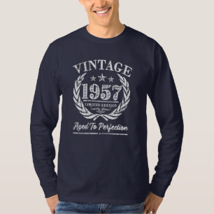 T-shirt Cru 1957 - soixantième chemise d'anniversaire pou