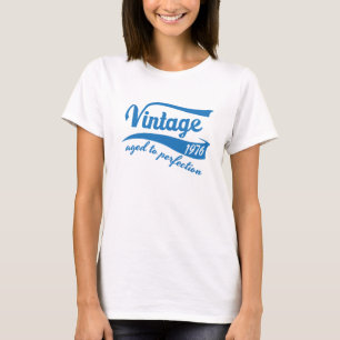 T-shirt Cru 1976 âgé au quarantième cadeau d'anniversai