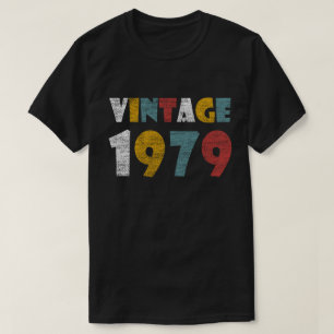 T-shirt Cru 1979 cadeaux d'anniversaire frais de 40 années