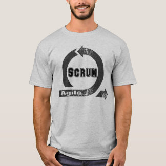 T-shirt Cru agile de bousculade/rétro style
