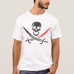 T-shirt Cru Blackbeard de BloodTip de jolly roger