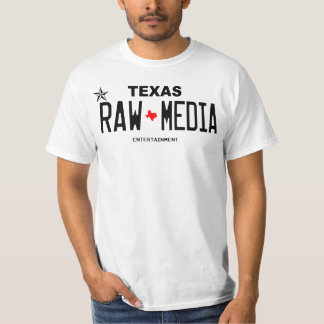 T-shirt cru de divertissement de médias