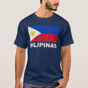T-shirt Cru de drapeau de Philippines