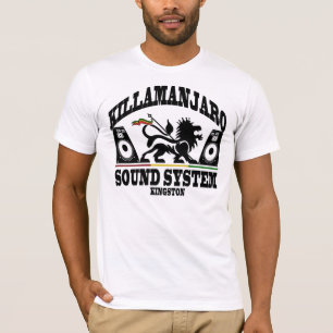T-shirt Cru de Kingston Jamaïque de système de son de