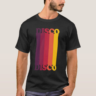 T-shirt Cru de trouille de disco des années 1970 de