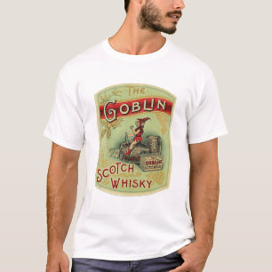 T-shirt Cru "la chemise d'étiquette de whisky écossais d
