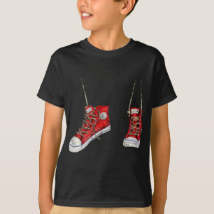 T-shirt Cru partant furtivement autour