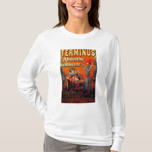 T-shirt Cru PosterEurope d'absinthe de terminus