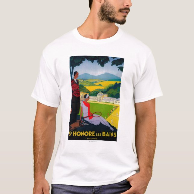 T-shirt Cru PosterEurope de Honore Les Bains (Devant)