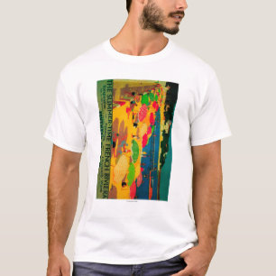 T-shirt Cru PosterEurope de la Côte d'Azur d'été