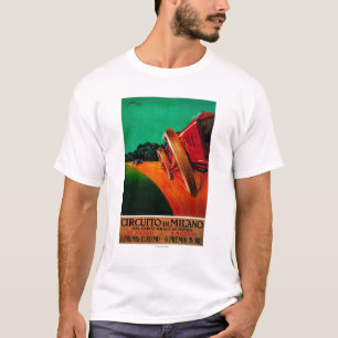 T-shirt Cru PosterEurope de Milan de Di de Circuito