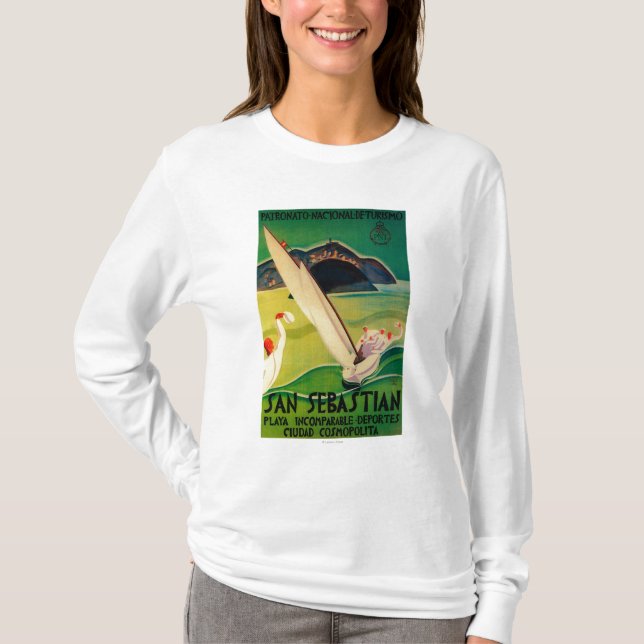 T-shirt Cru PosterEurope de San Sebastian (Devant)