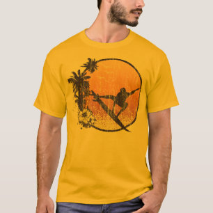 T-shirt Cru surfant d'Hawaï